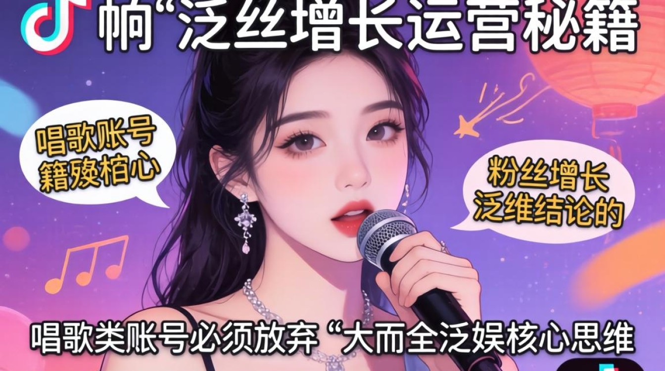 唱歌账号定位与粉丝增长运营秘籍