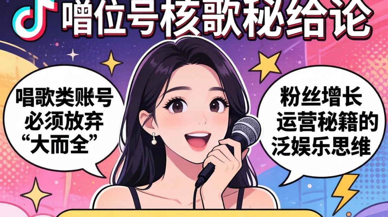 唱歌账号定位与粉丝增长运营秘籍