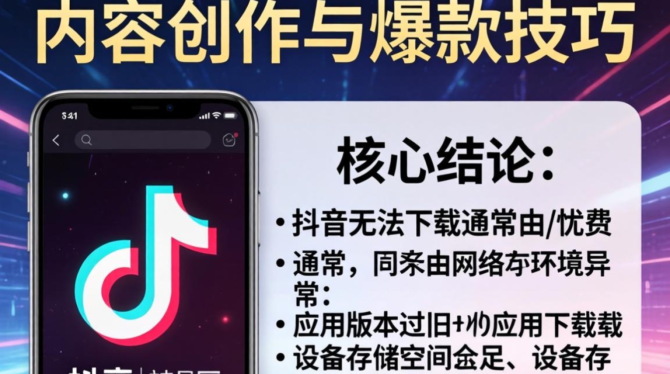 抖音无法被下载怎么回事