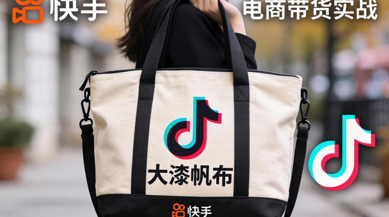 快手大漆帆布包怎么在TikTok带货