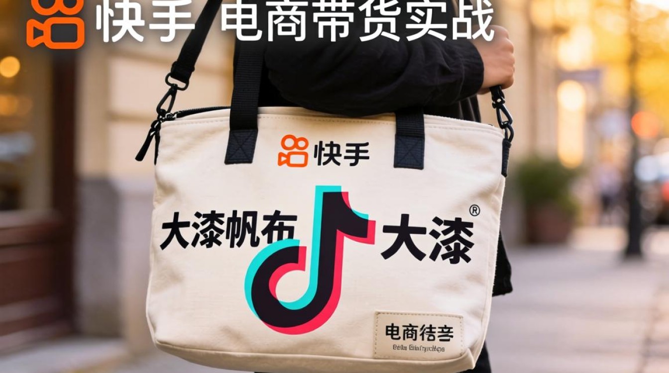 快手大漆帆布包怎么在TikTok带货