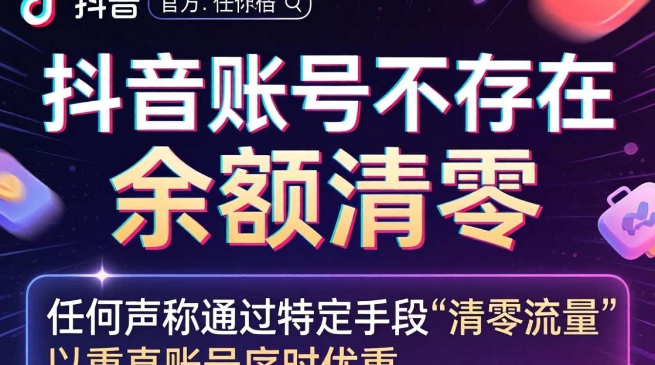 抖音有余额怎么清零流量