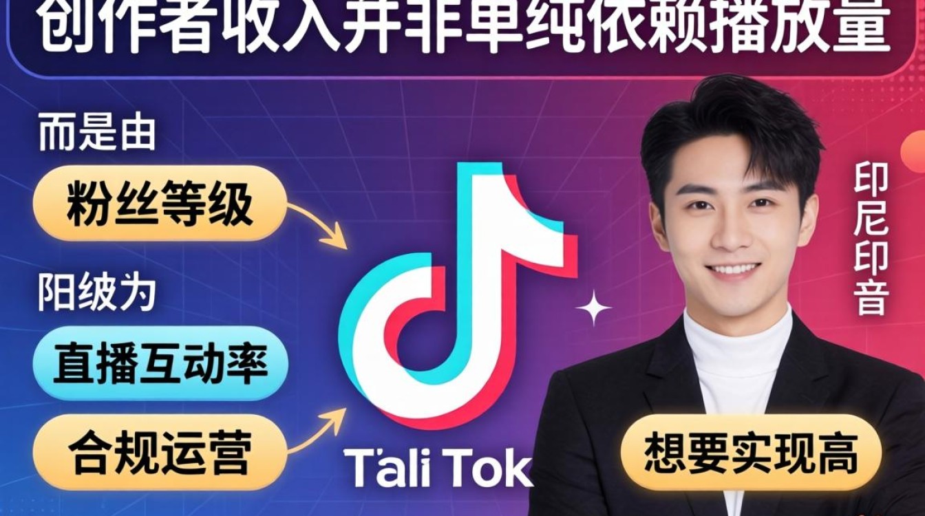 印尼 TikTok 各段位收入规则解读