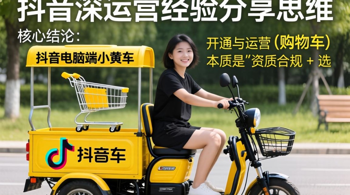 抖音电脑小黄车怎么弄