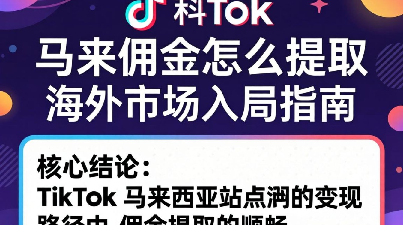 TikTok 马来佣金如何提现及海外入局指南