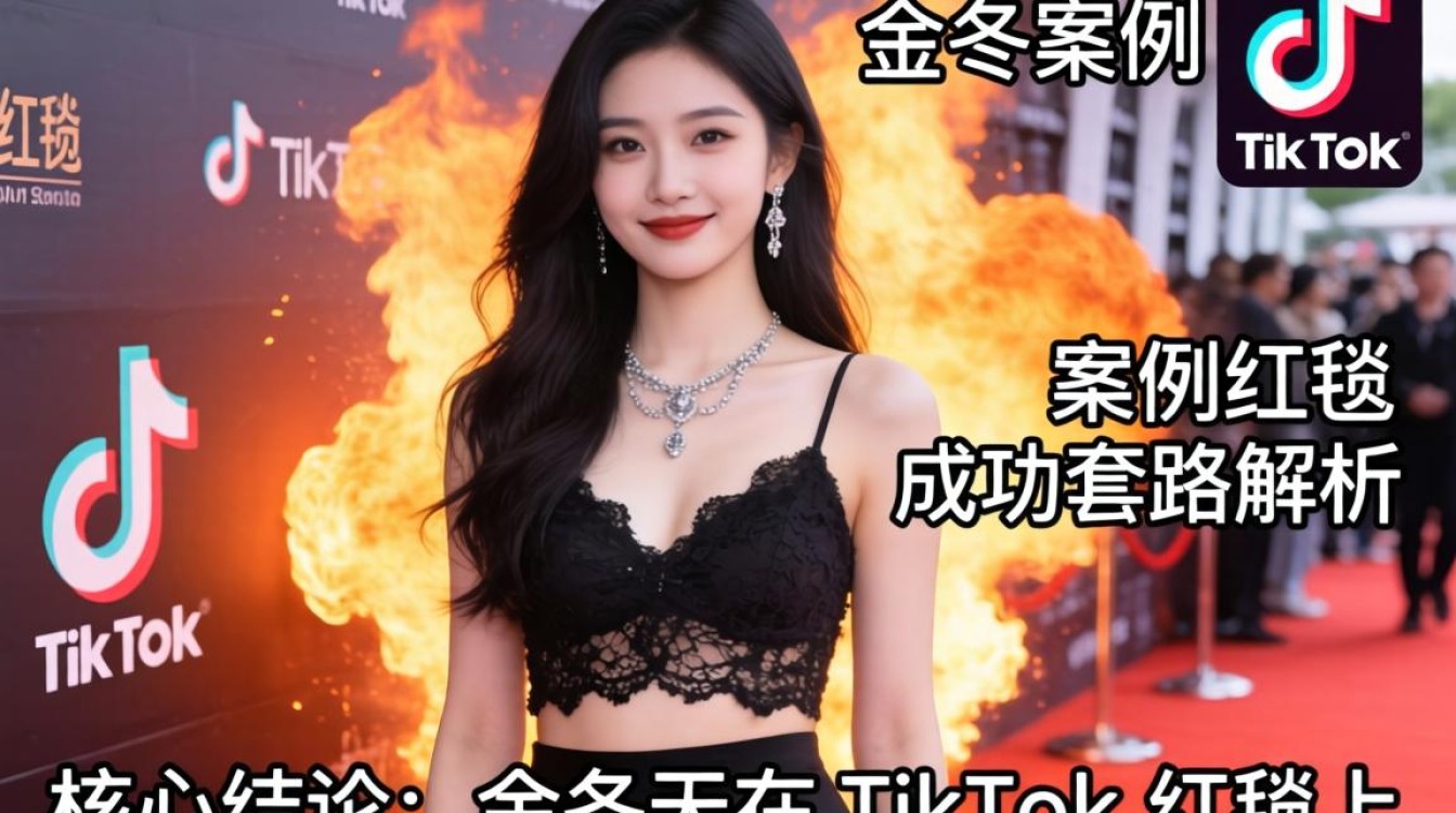 金冬天 TikTok 红毯怎么爆