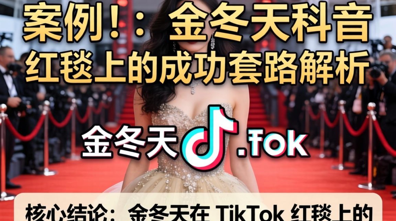金冬天 TikTok 红毯怎么爆