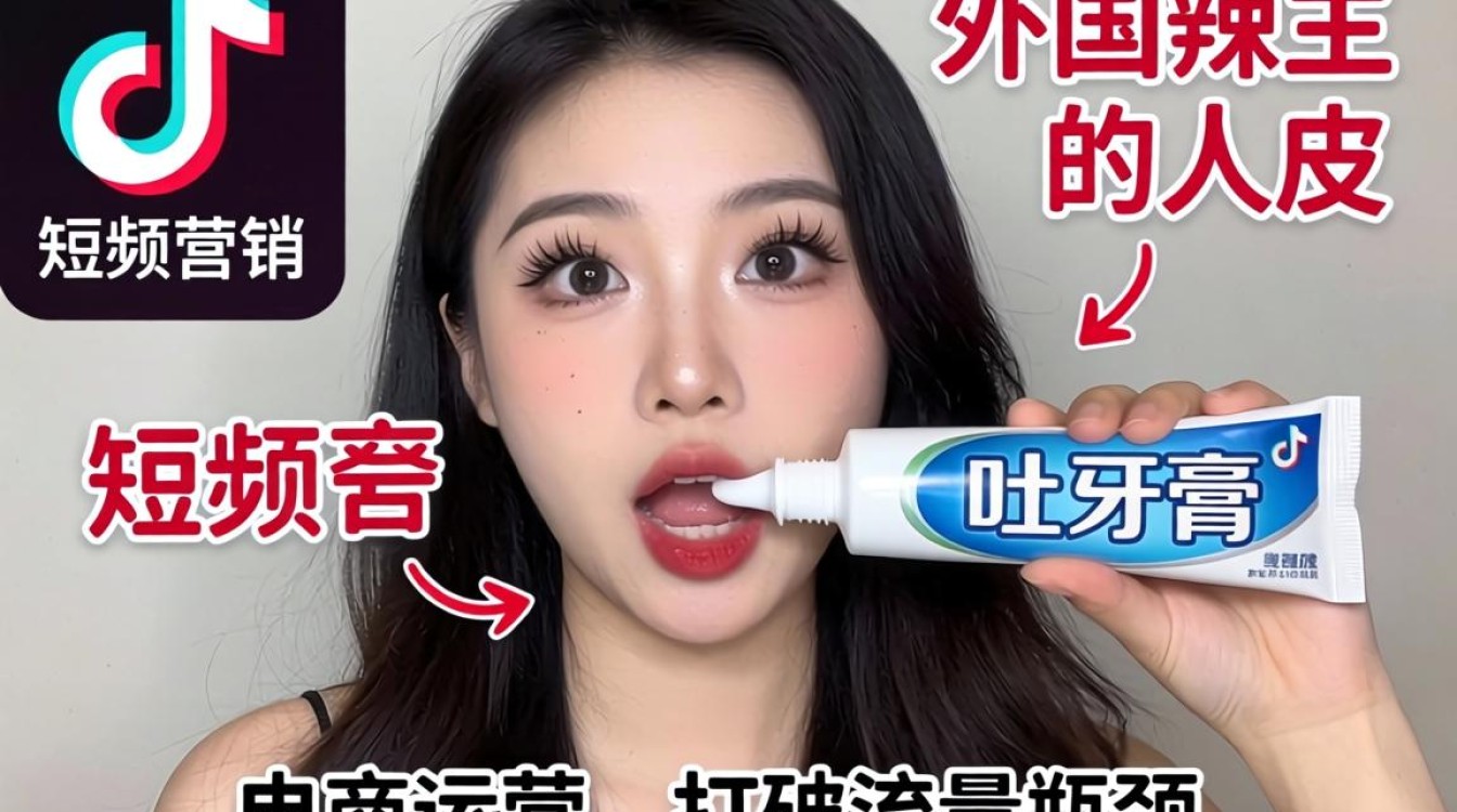 外国辣妹 TikTok 吐牙膏视频爆火