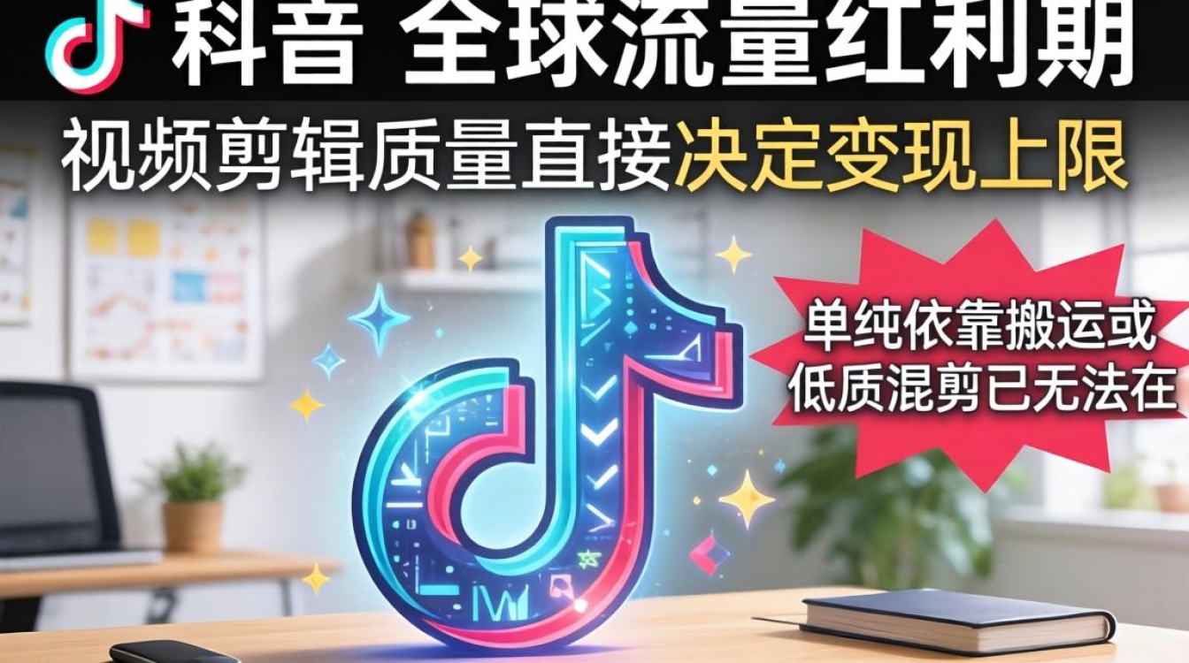 TikTok 火爆视频剪辑 海外市场变现技巧