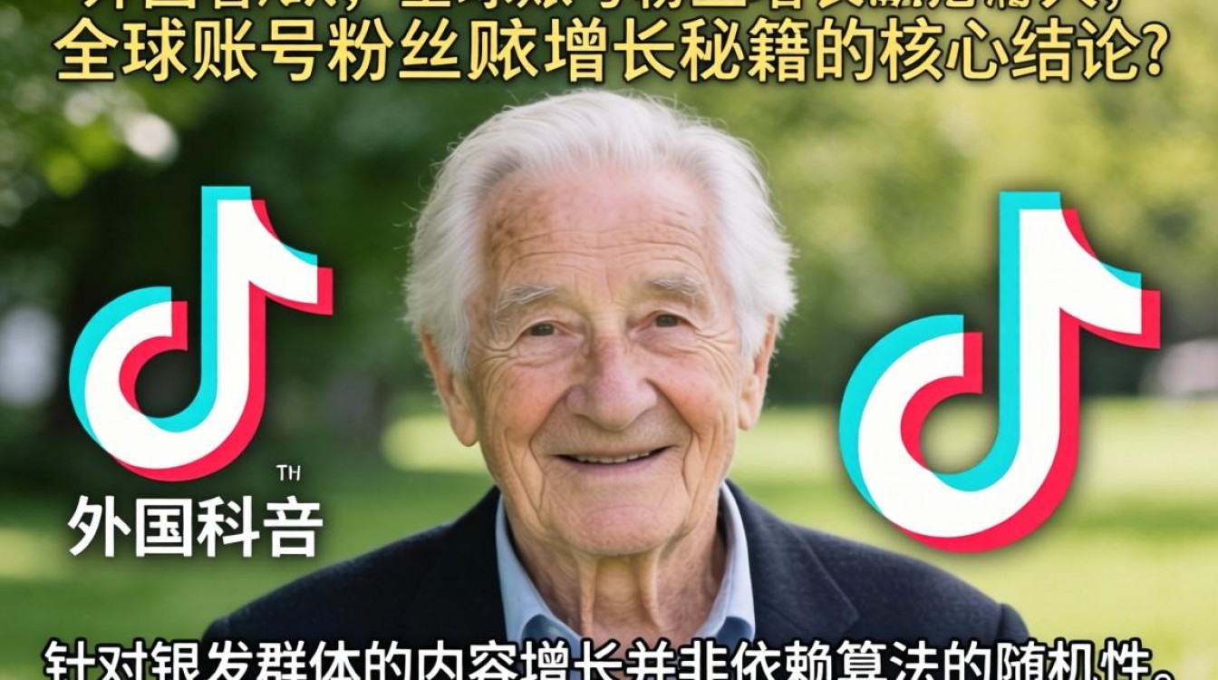TikTok 外国老年人账号怎么涨粉