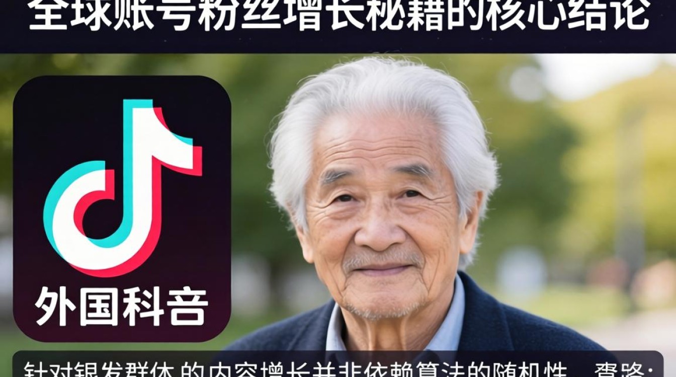 TikTok 外国老年人账号怎么涨粉