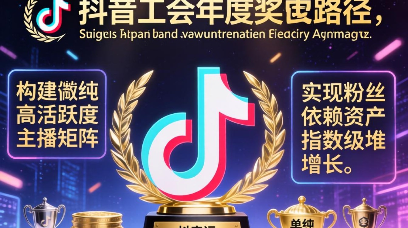 抖音工会年度奖杯怎么弄