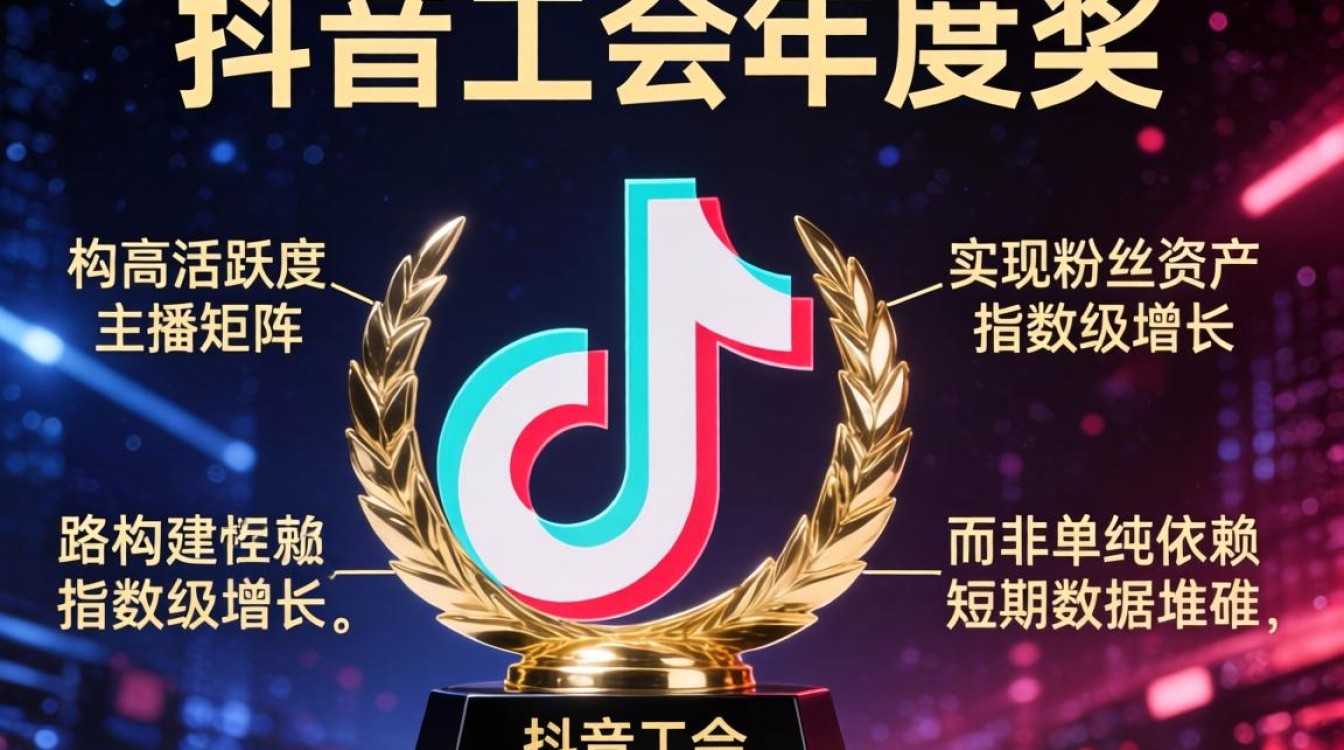 抖音工会年度奖杯怎么弄