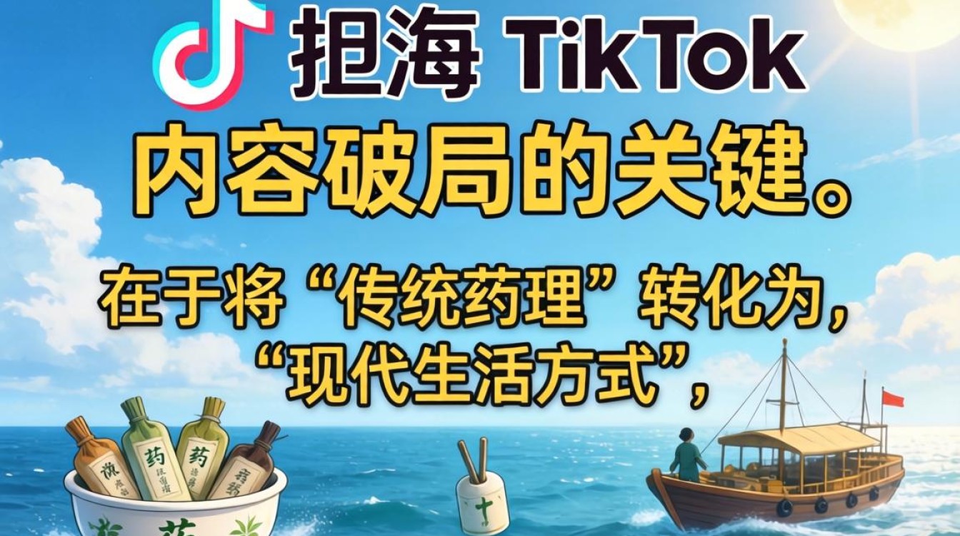 TikTok 跨境电商中药出海内容创作技巧