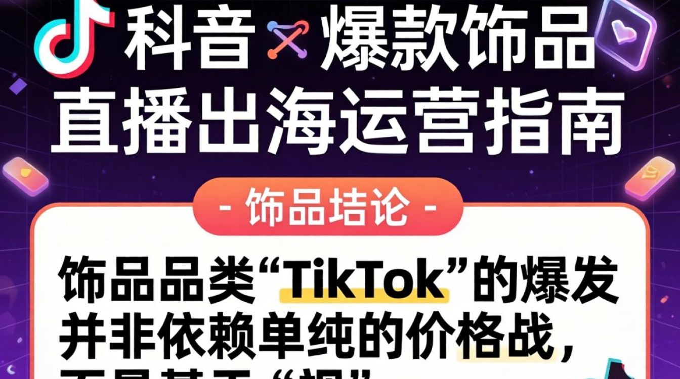 TikTok 爆款饰品直播出海运营指南怎么做