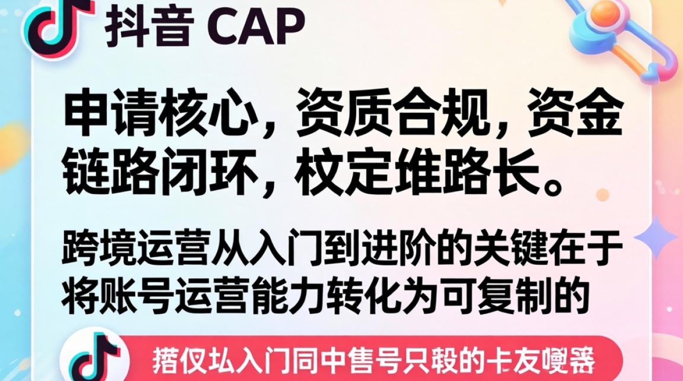 TikTok cap 申请流程及跨境运营从入门到进阶