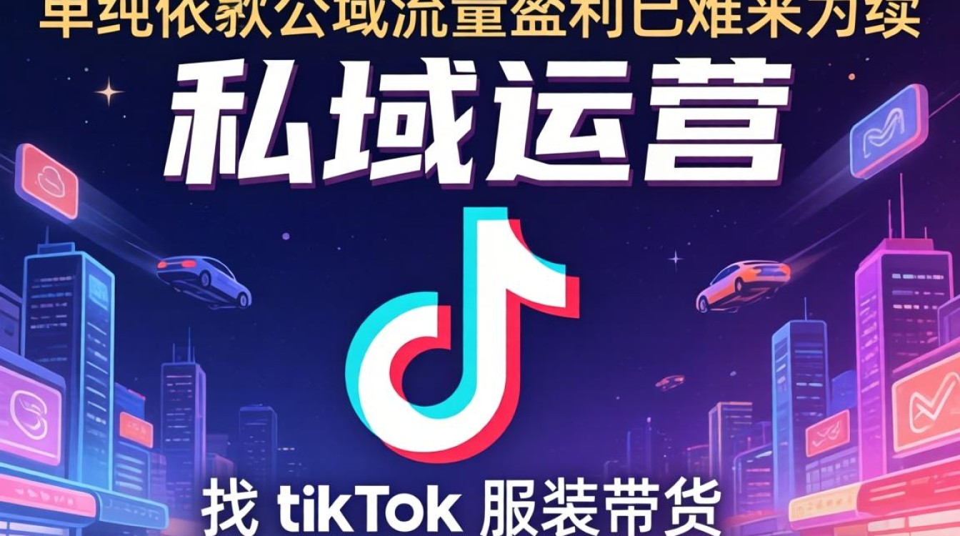 私域运营找 TikTok 服装带货如何打造稳定变现