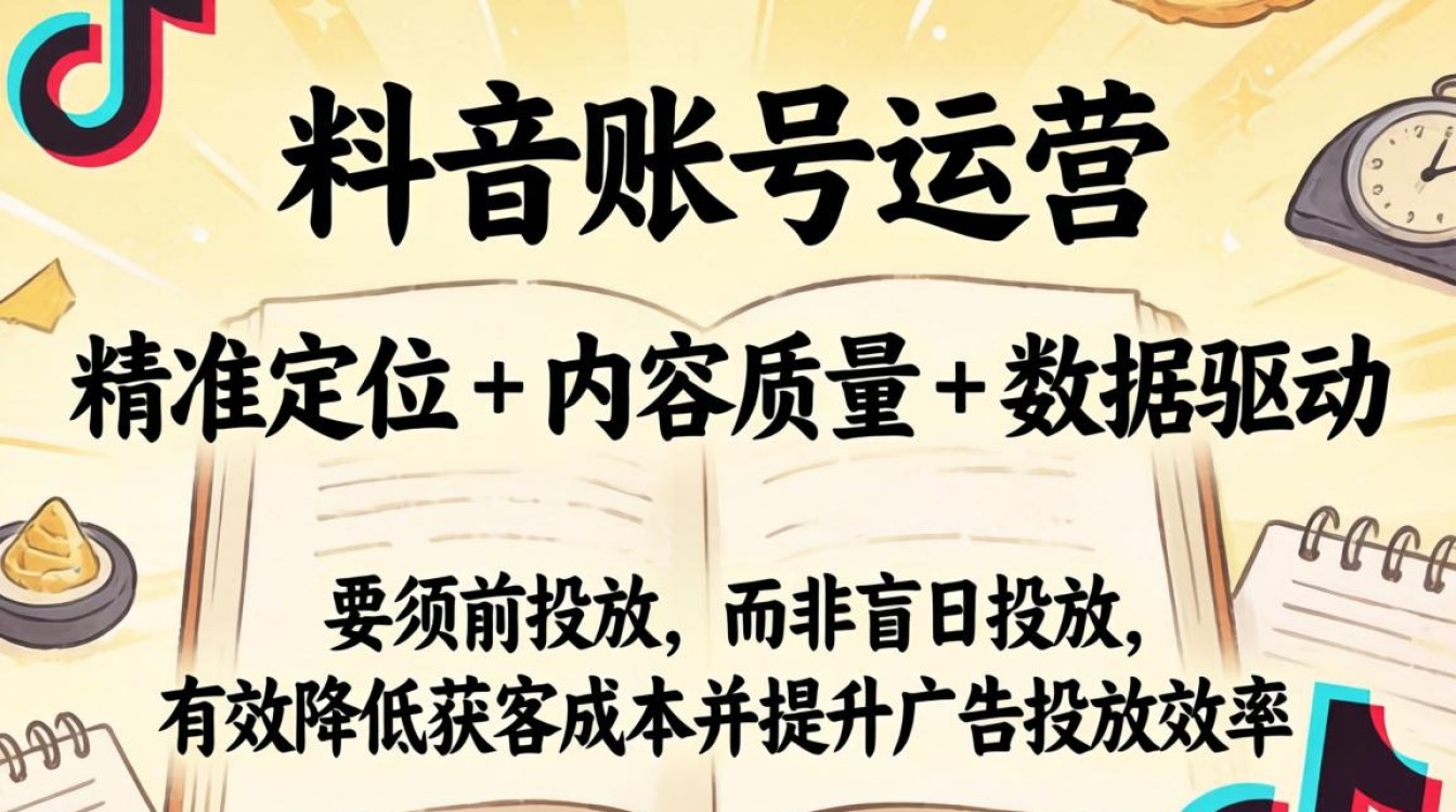 抖音运营帐号怎么设置的