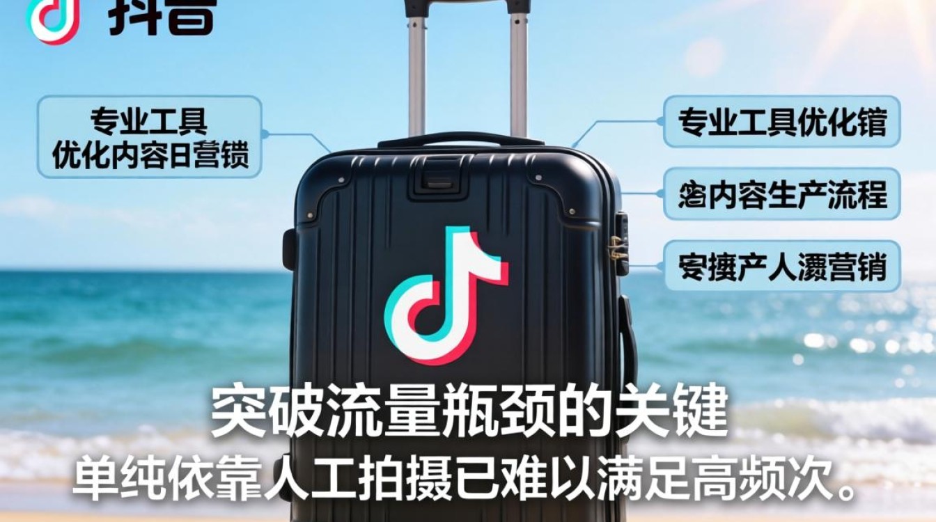 TikTok 行李箱工具怎么用