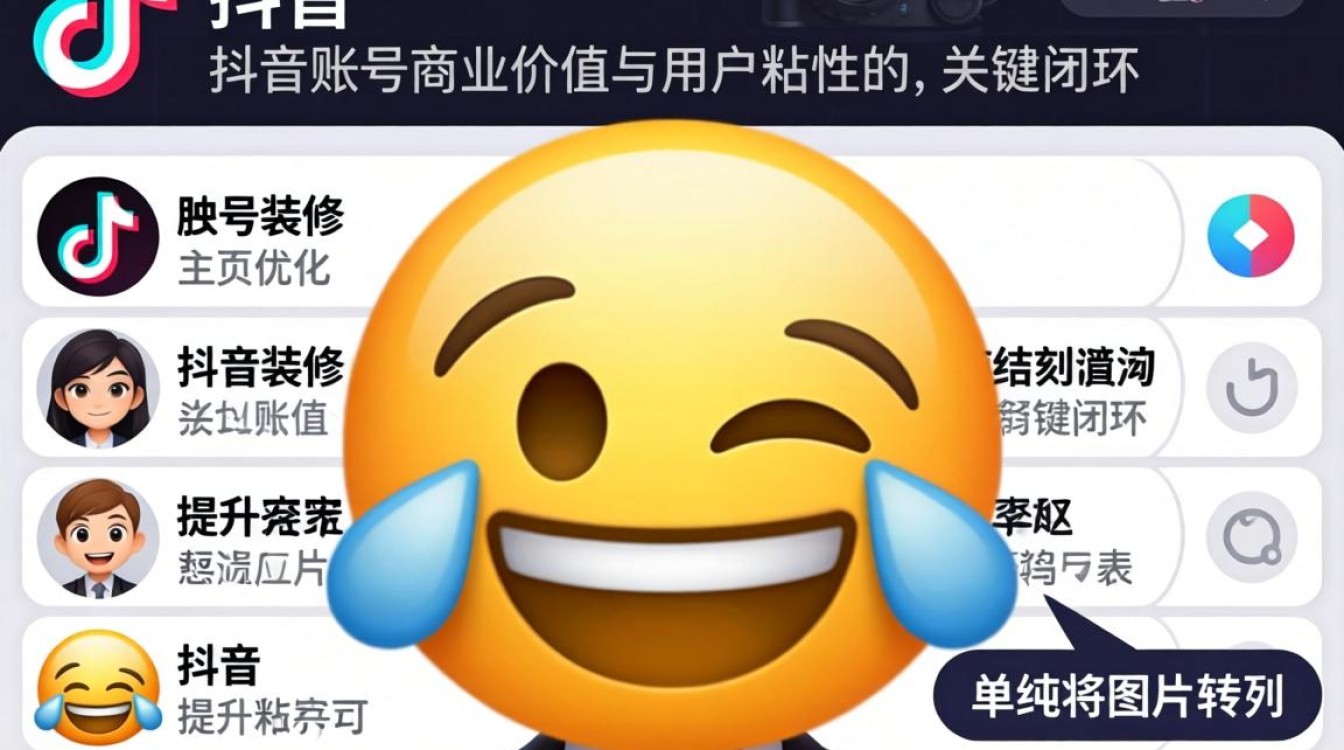 抖音表情制作教程与账号主页优化全攻略