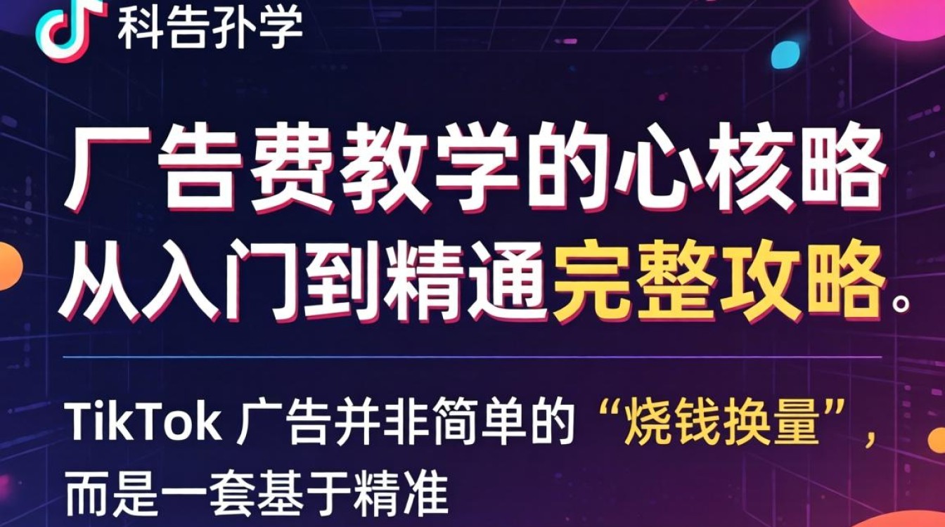 TikTok 广告费教学从入门到精通完整攻略