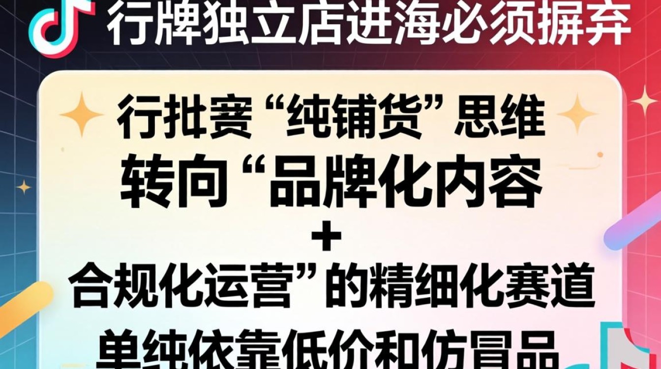 TikTok 仿牌独立站出海运营指南