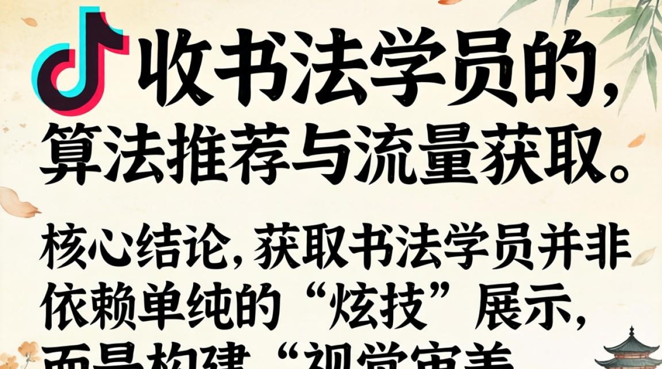抖音怎么收书法学员