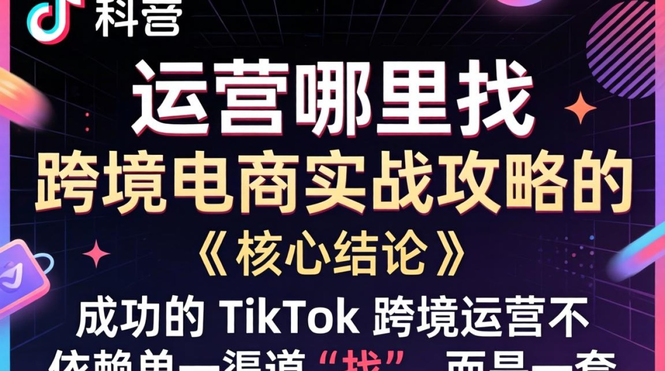 TikTok 运营哪里找