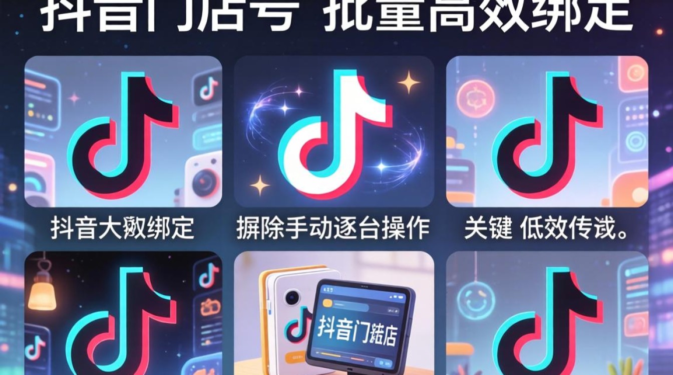 怎么绑定五个抖音小店号