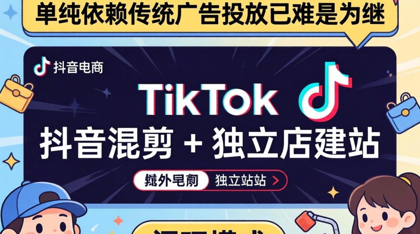 TikTok 抖音混剪独立站建站海外电商指南