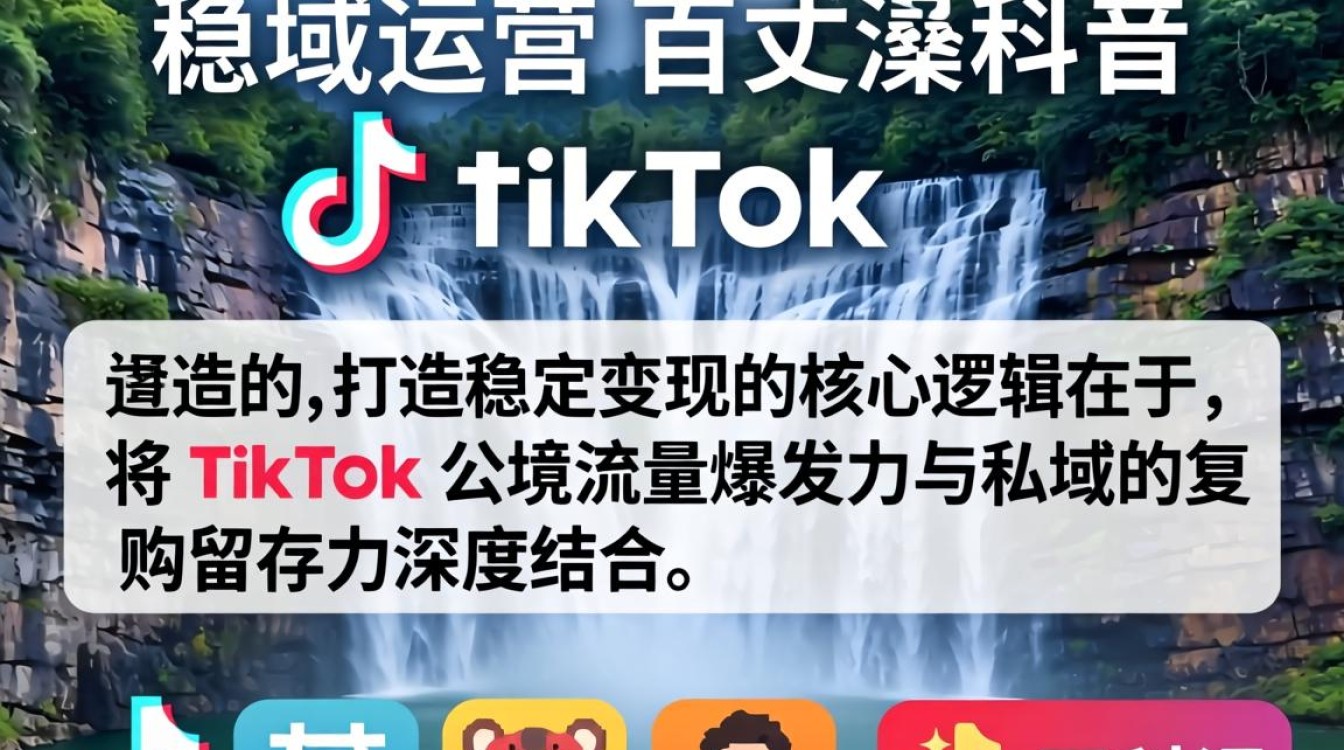 私域运营百丈漈tiktok如何打造稳定变现