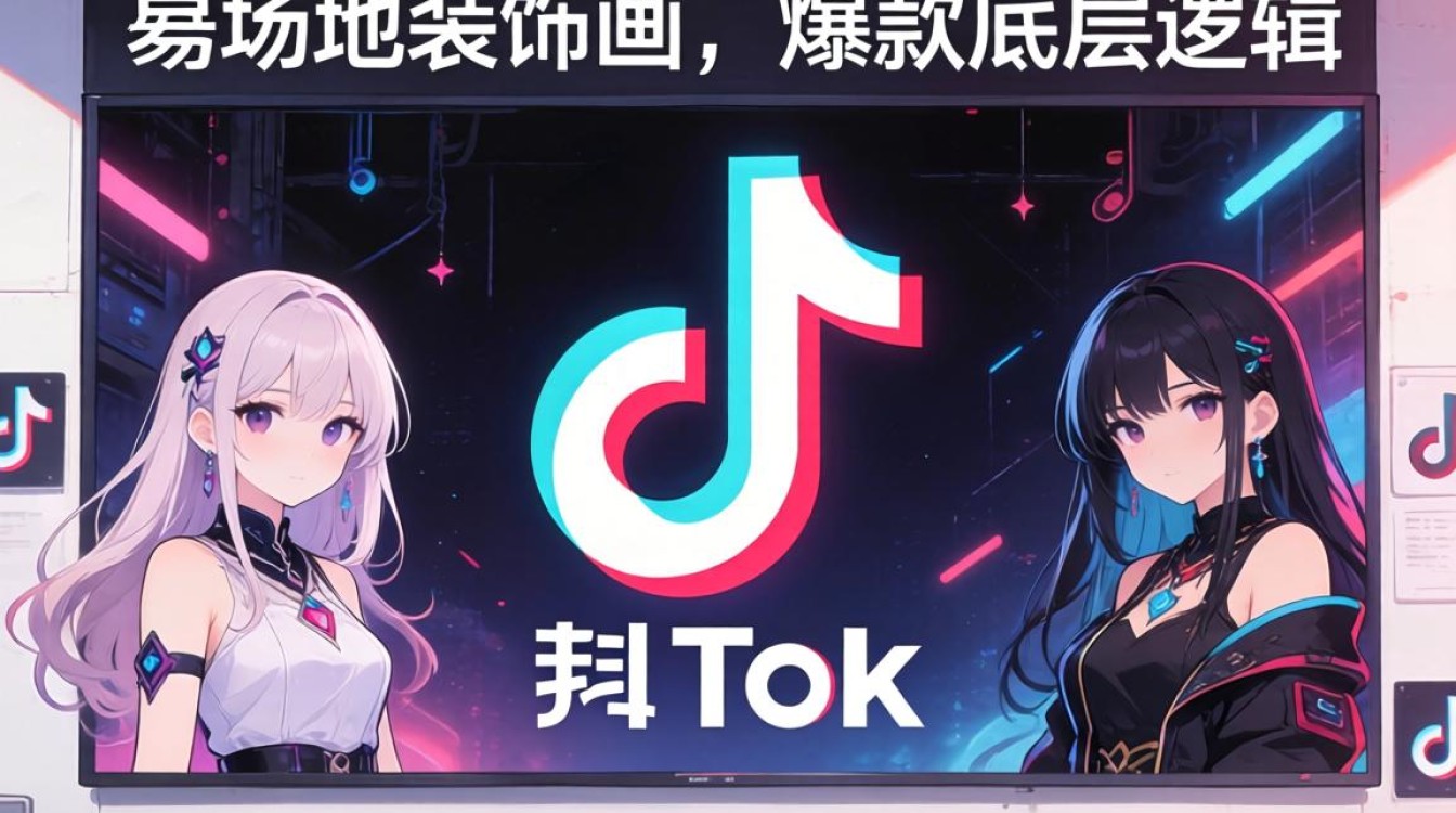 TikTok 场地装饰画怎么做