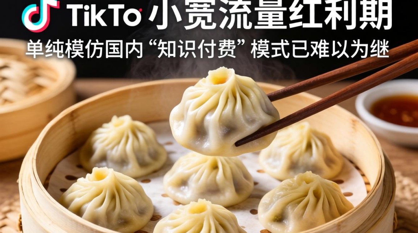 知识付费国外 TikTok 小笼包怎么变现