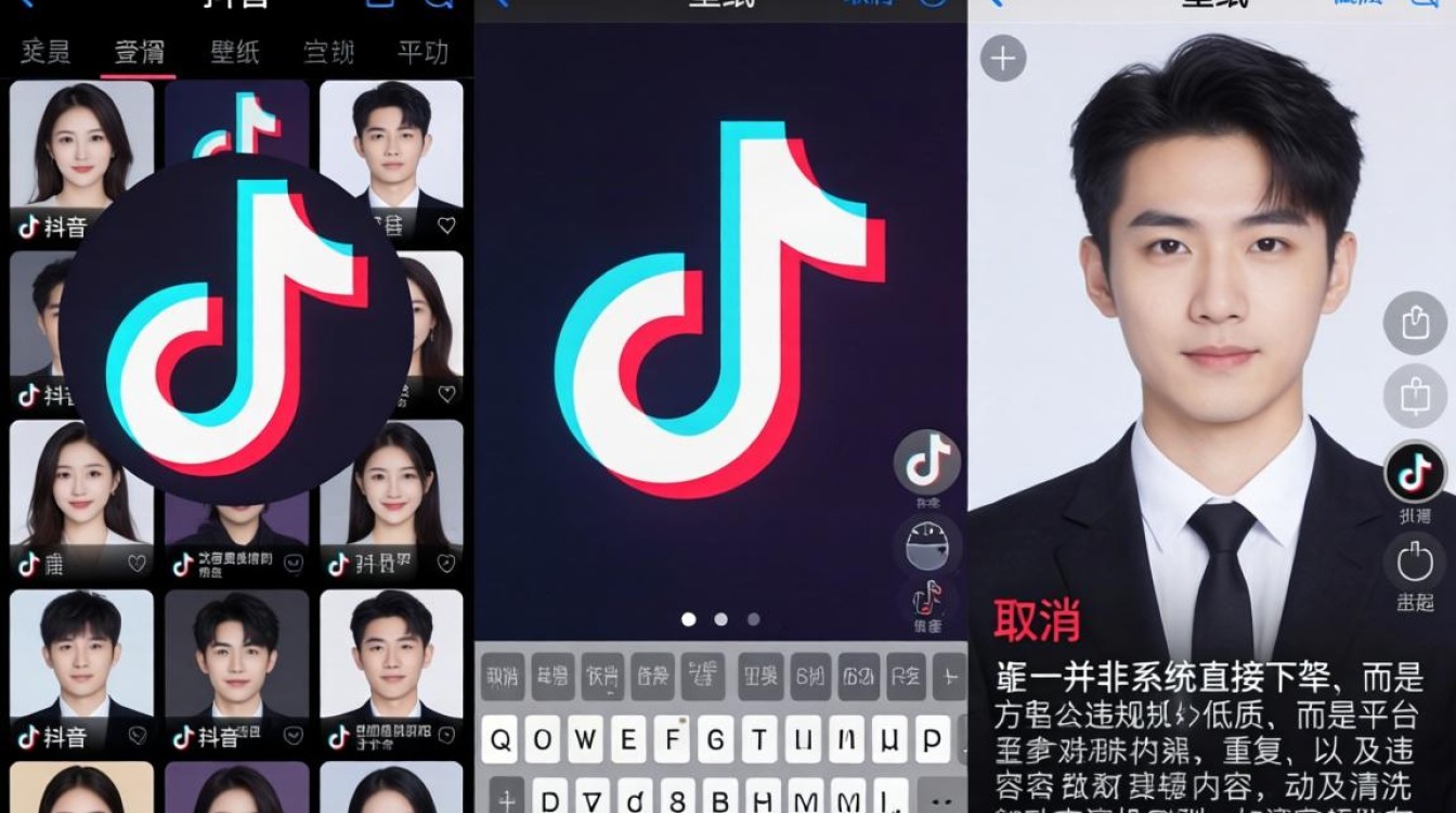 抖音壁纸头像怎么取消了