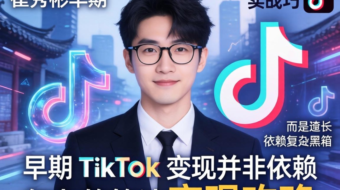 崔秀彬早期 TikTok 实战技巧变现攻略