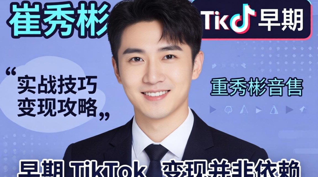崔秀彬早期 TikTok 实战技巧变现攻略