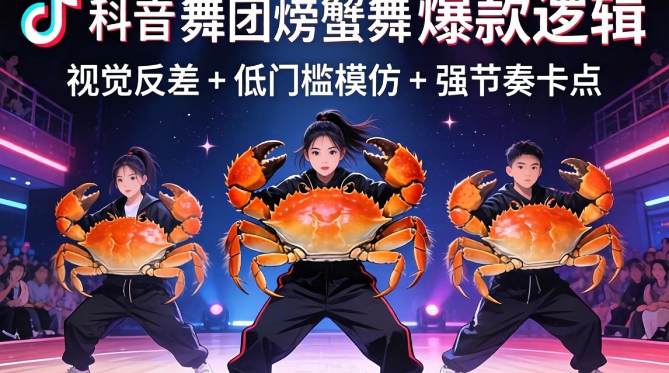 TikTok 舞团螃蟹舞怎么跳