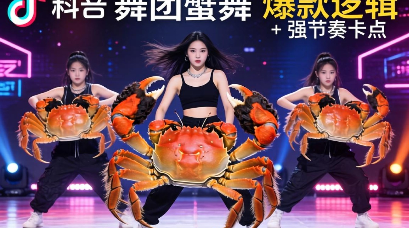 TikTok 舞团螃蟹舞怎么跳
