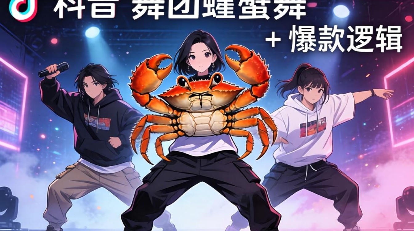 TikTok 舞团螃蟹舞怎么跳