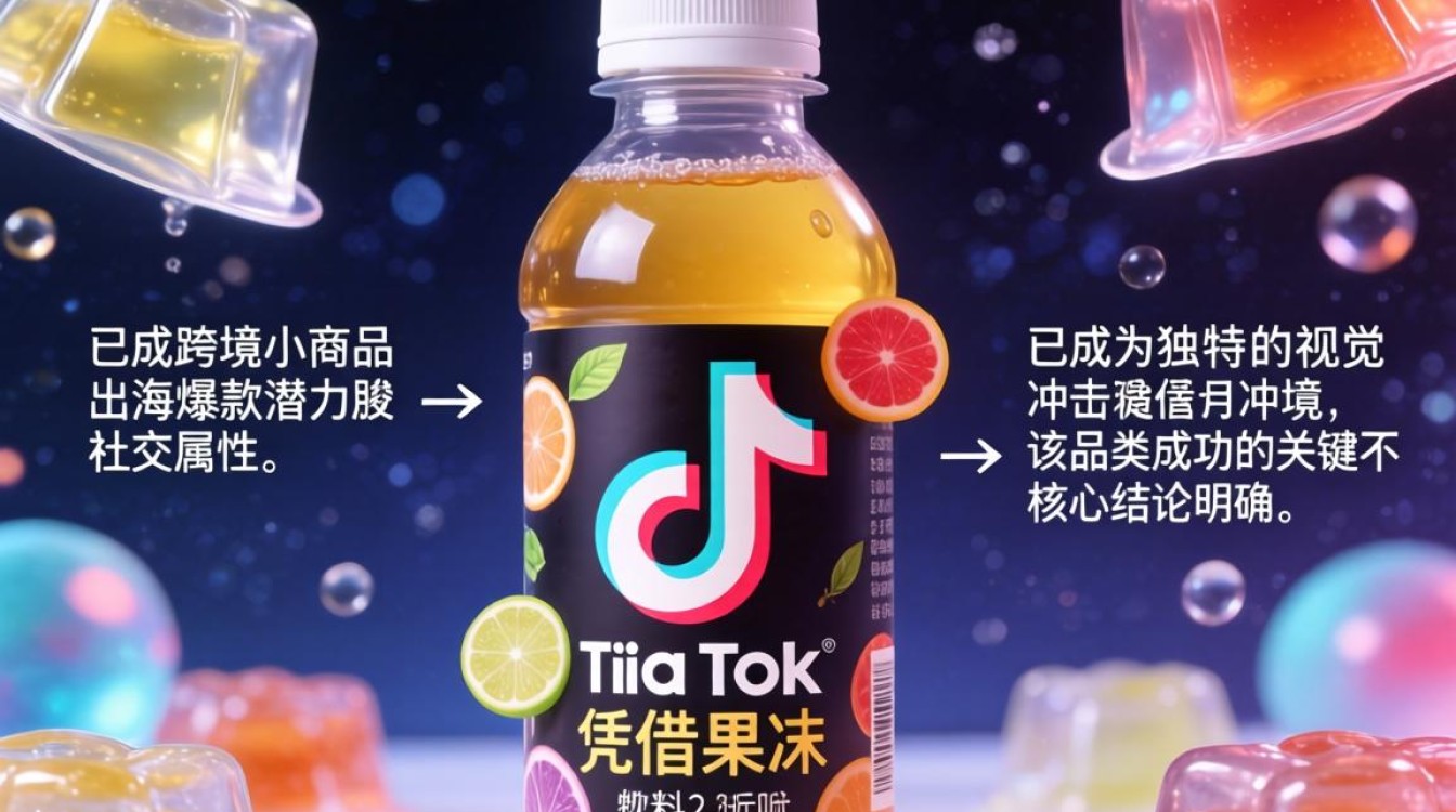 TikTok 饮料瓶果冻怎么卖