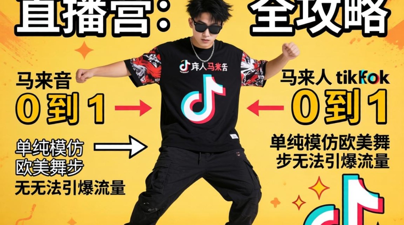 直播运营马来人TikTok跳舞从0到1全攻略