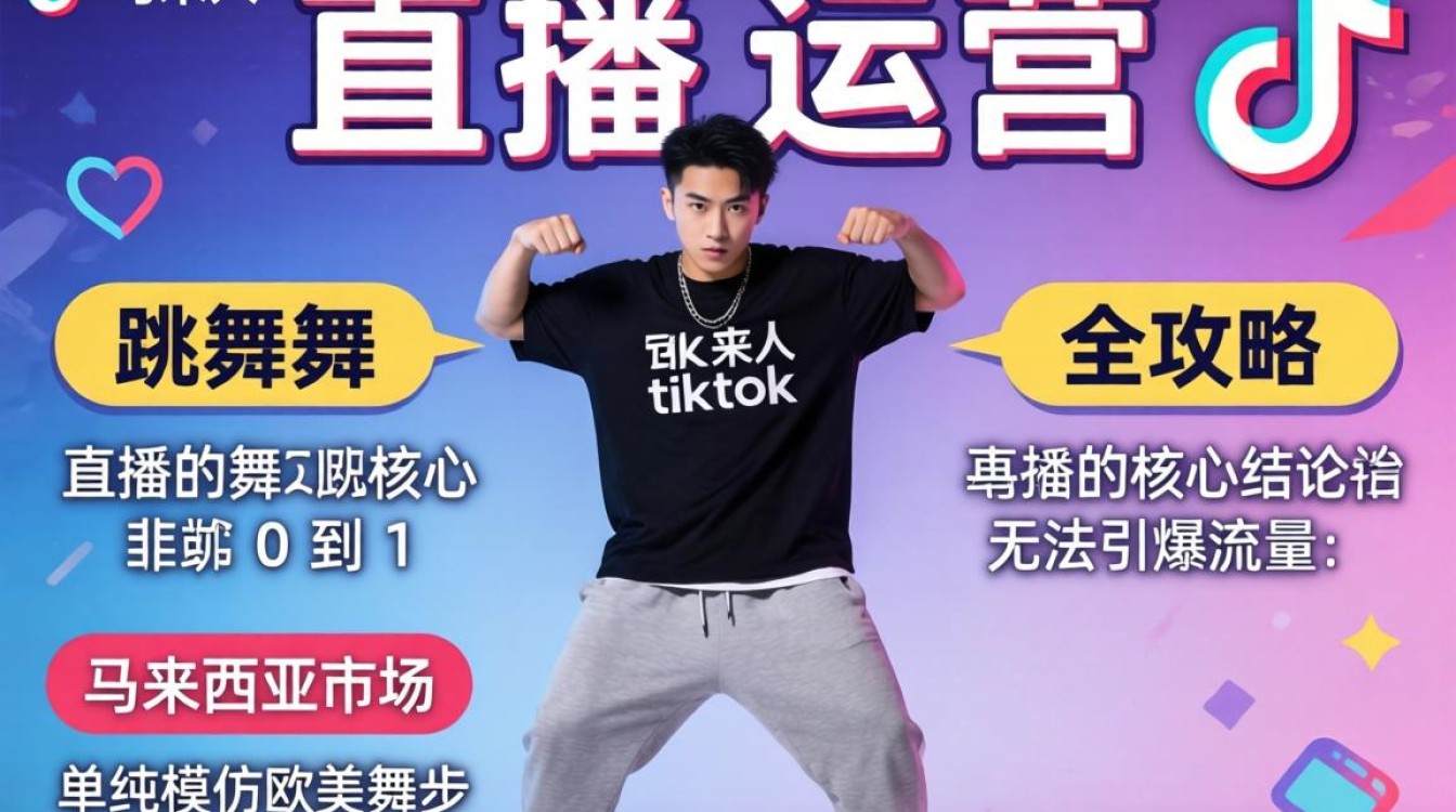 直播运营马来人TikTok跳舞从0到1全攻略
