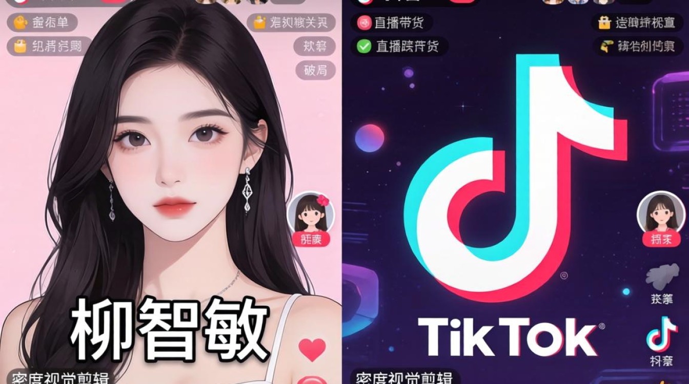 抖音柳智敏 TikTok 剪辑直播带货玩法详解
