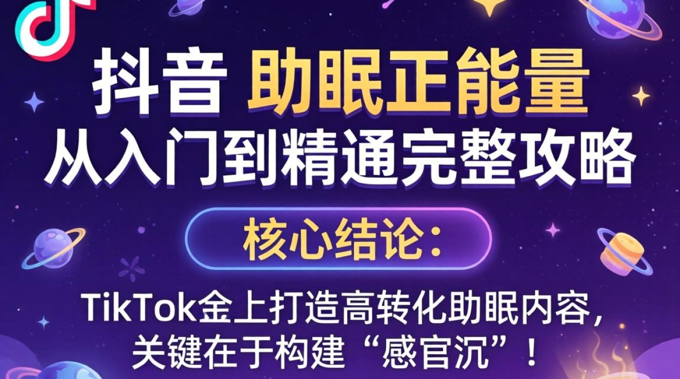 TikTok 助眠正能量从入门到精通完整攻略