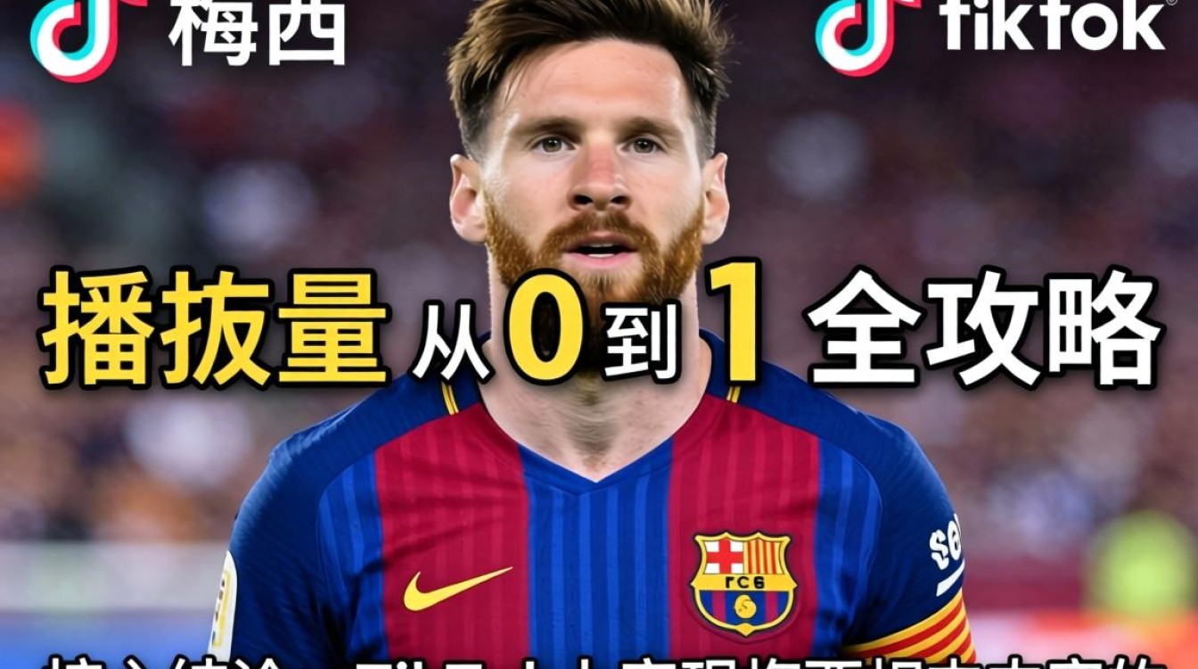 梅西 TikTok 播放量从 0 到 1 怎么提升
