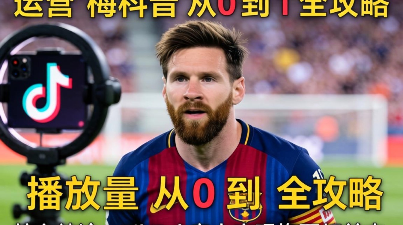 梅西 TikTok 播放量从 0 到 1 怎么提升