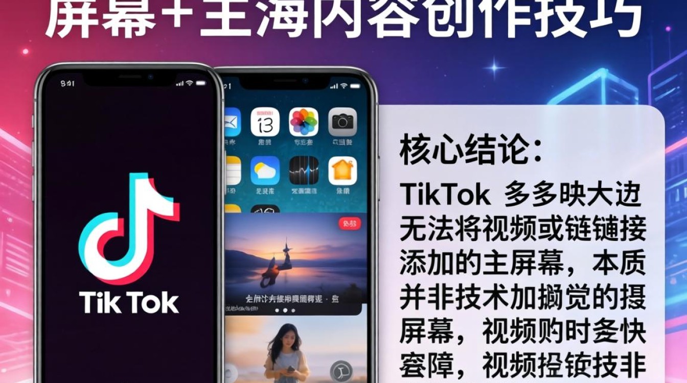 TikTok 添加不了主屏幕原因及出海内容创作技巧