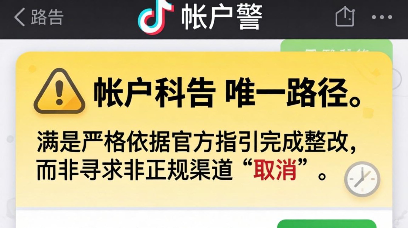 TikTok 账号被警告怎么解除