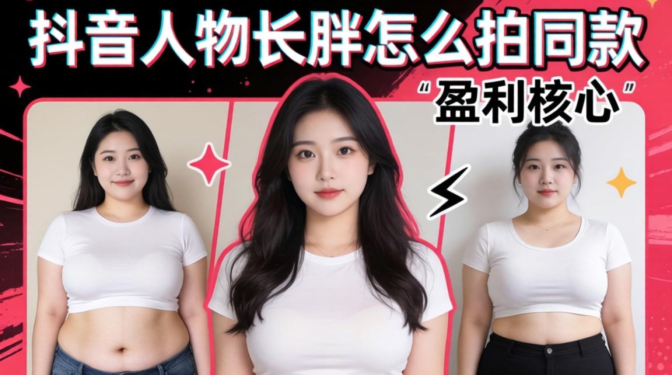 长胖变装拍摄技巧与商业化变现流量