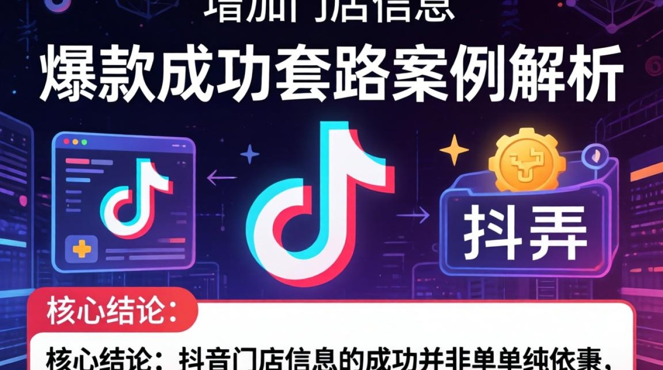 抖音增加门店信息怎么弄